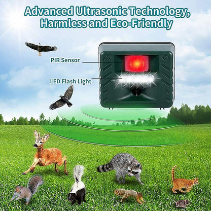 Outdoor Bird Repellent with Flashing Light