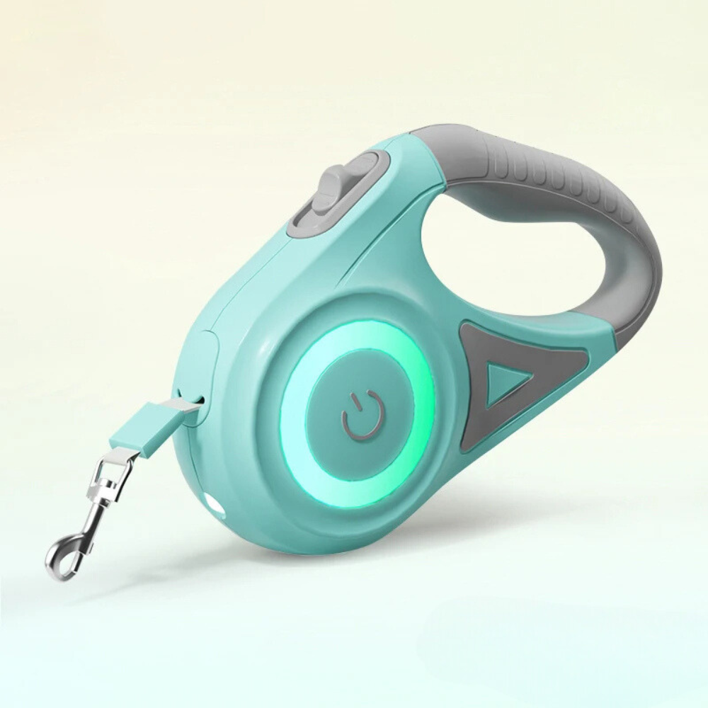 Adjustable Pet Leash with LED Flashlight