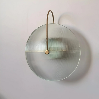 Round Glass Modern Wall Light