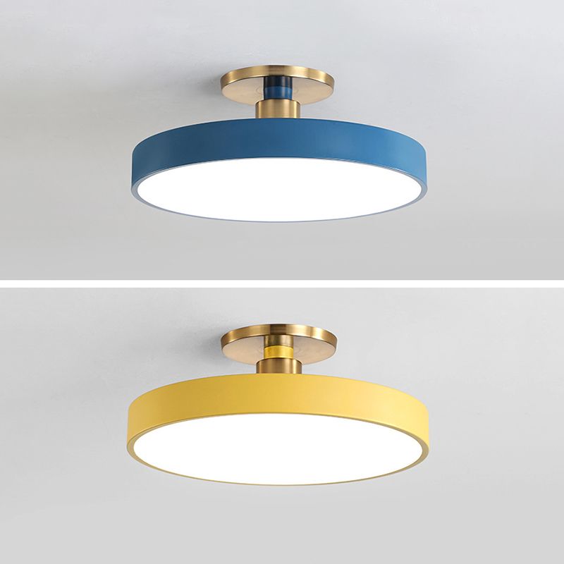 Simple Round LED Ceiling Light Fixture