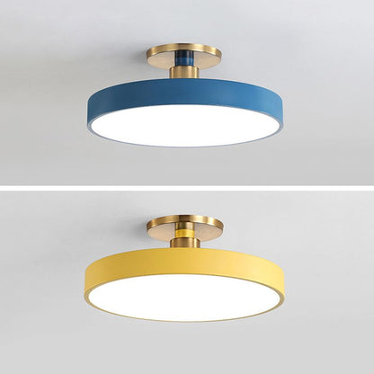 Simple Round LED Ceiling Light Fixture