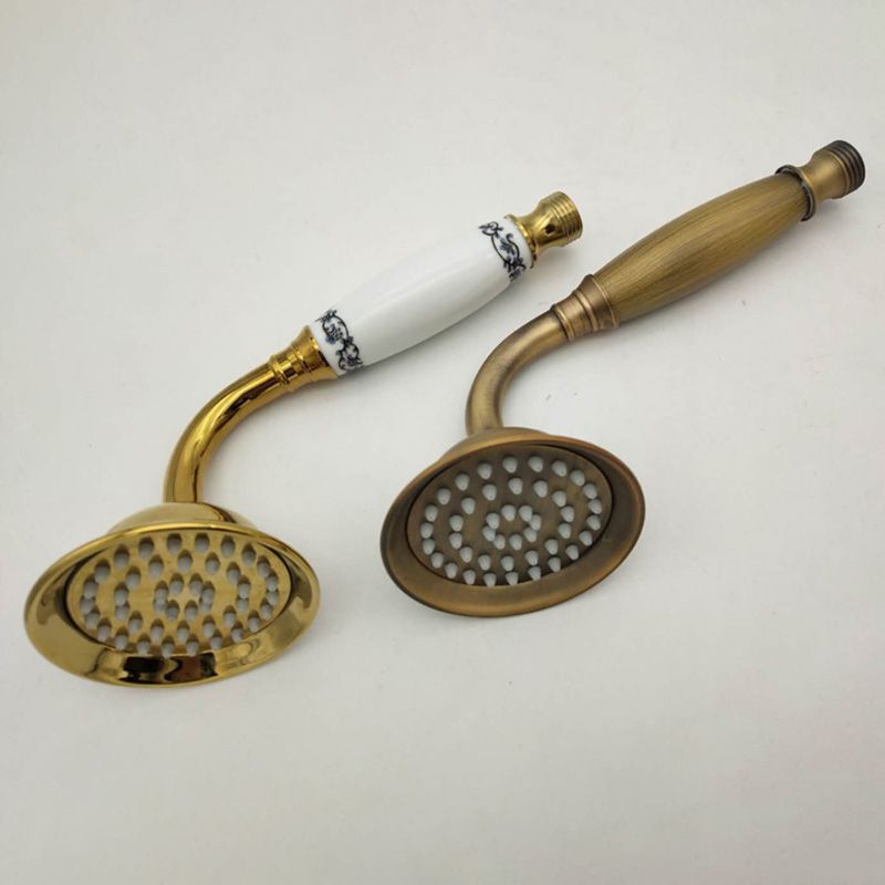 Classic Gold Showerhead with Handle
