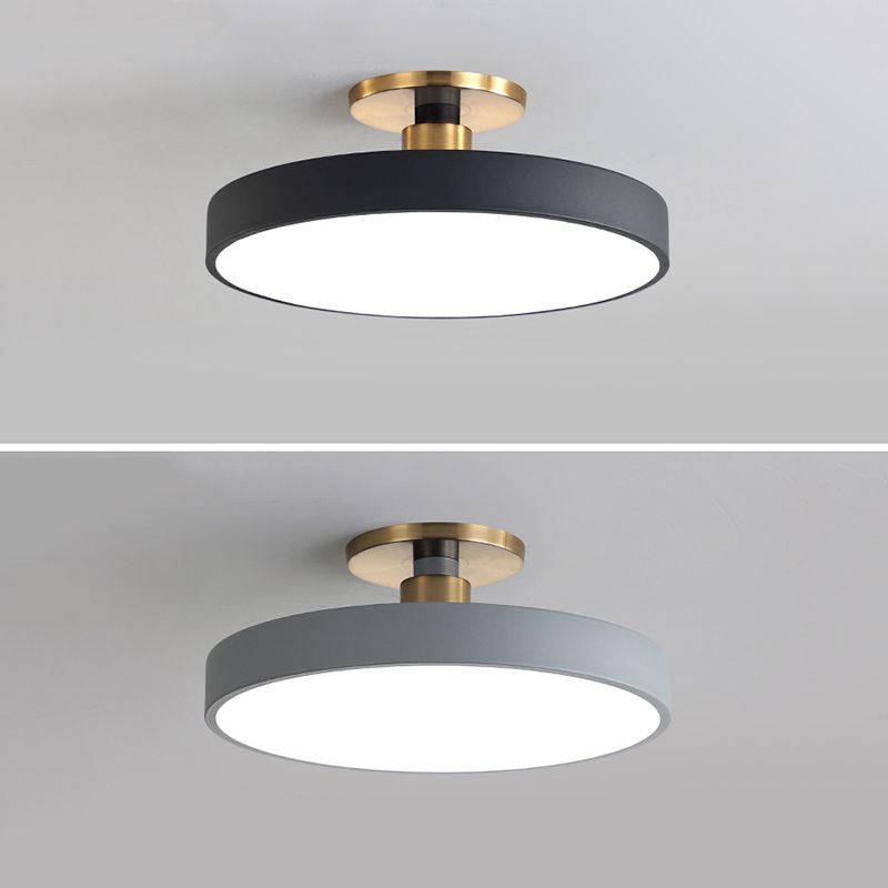 Simple Round LED Ceiling Light Fixture