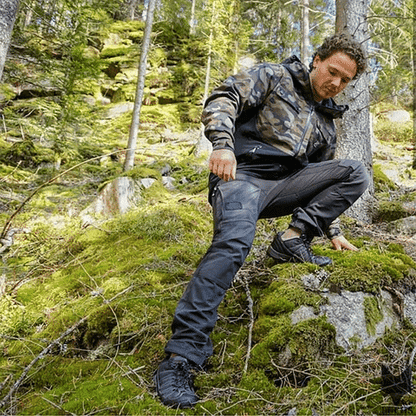 Rugged Outdoor Cargo Pants Heavy Duty Work Trousers