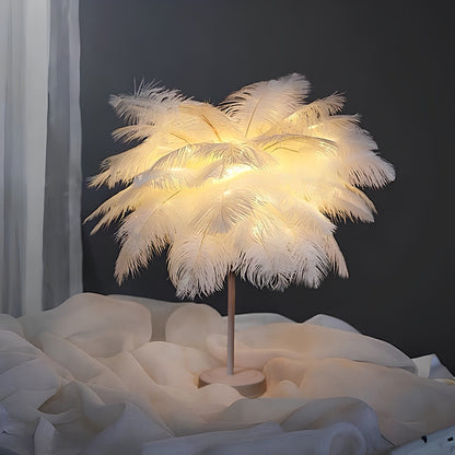 Tropical Island Style Palm Tree Table Lamp