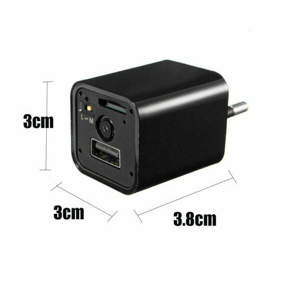 Compact 1080P Hidden Spy Camera Wall Charger