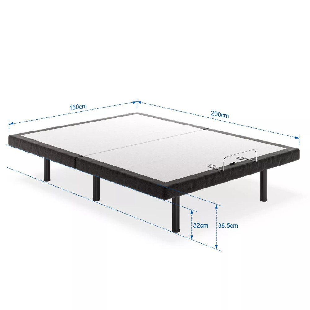 Comfortable Height Adjustable Wireless Bed Frame