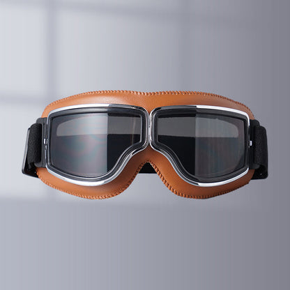 Classic Biker Goggles – Vintage Aviator Sunglasses