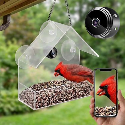 Outdoor Bird Feeder Camera 1080P WiFi