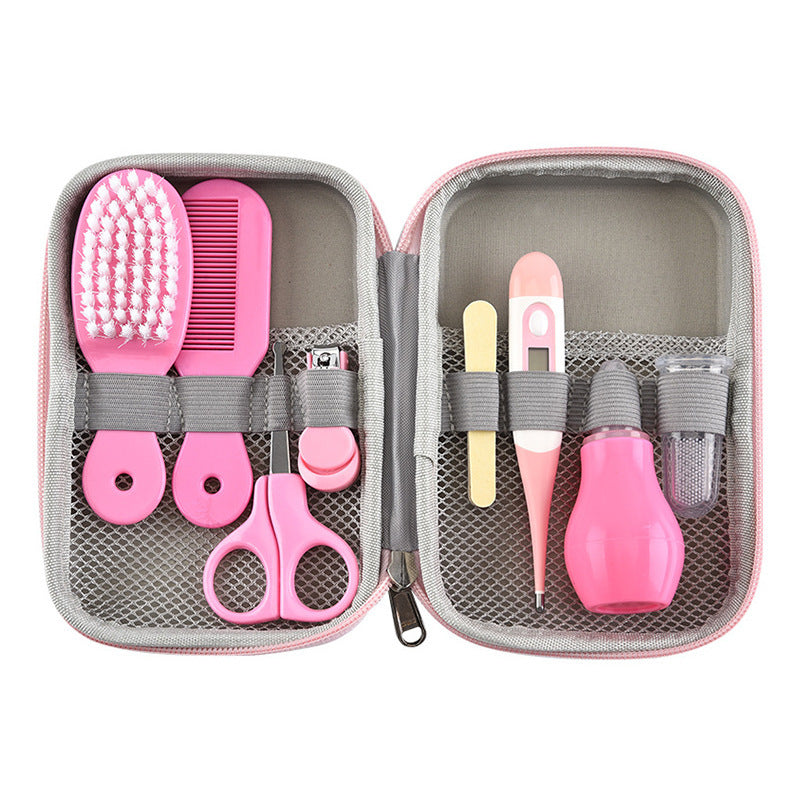 Baby Essentials Kit with Clipper, Thermometer, Brush