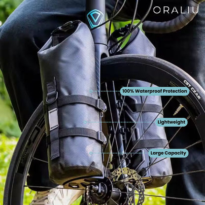 Waterproof Cycling Front Pannier Bags – 5-7L Bike Set