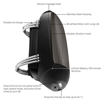 Portable Heat Massage Tool for Barbers