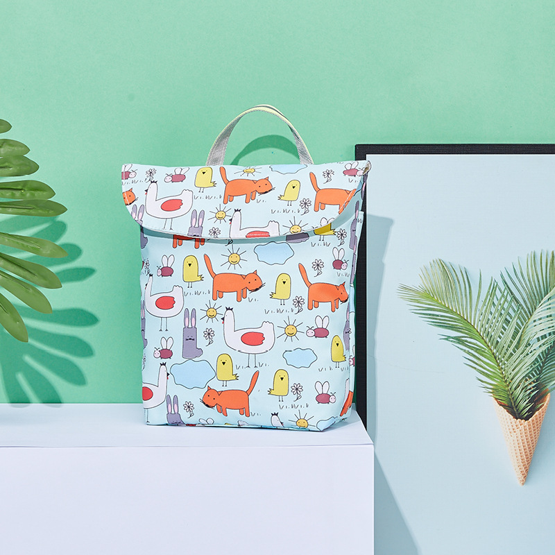 Waterproof Baby Bag with Zipper – Stroller Wet Bag - Halri