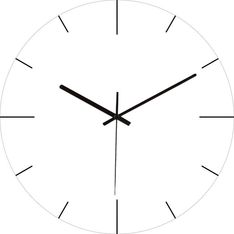 Modern Slim Wall Clock
