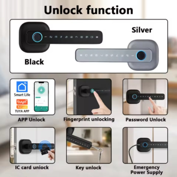 Easy Keyless Fingerprint Door Lock for Home Security