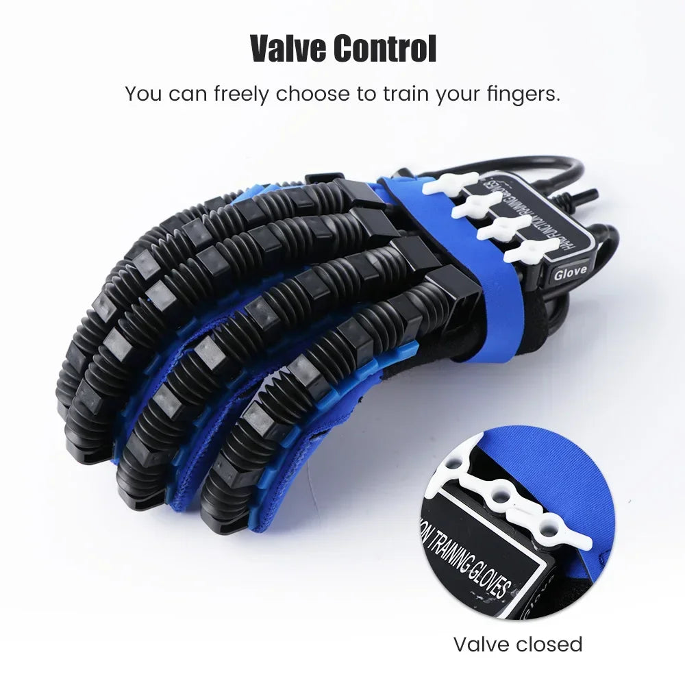 Rehabilitation Robot Gloves for Hand Therapy Exercise