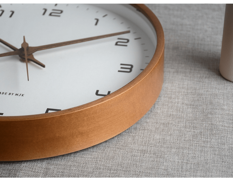 Rustic Wooden Wall Clock