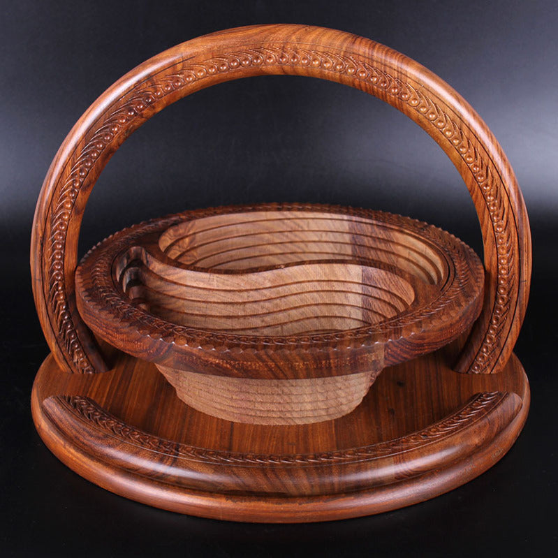 Rustic Wooden Decorative Fruit Platter