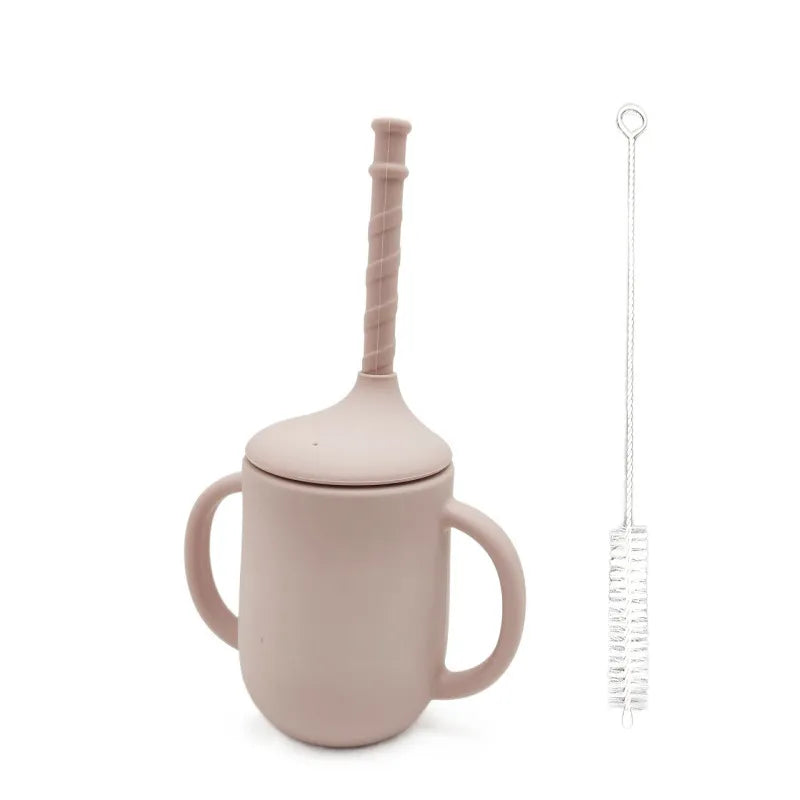 Spill Proof Baby Sippy Cup with Handles and Straw