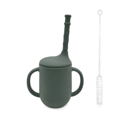 Spill Proof Baby Sippy Cup with Handles and Straw