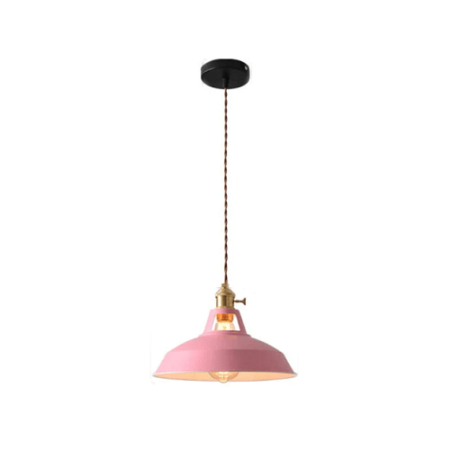 Retro Style Pastel Pendant Light