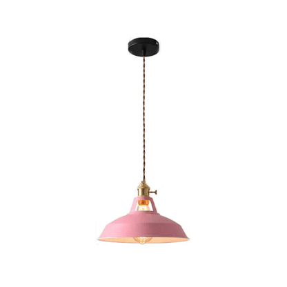 Retro Style Pastel Pendant Light