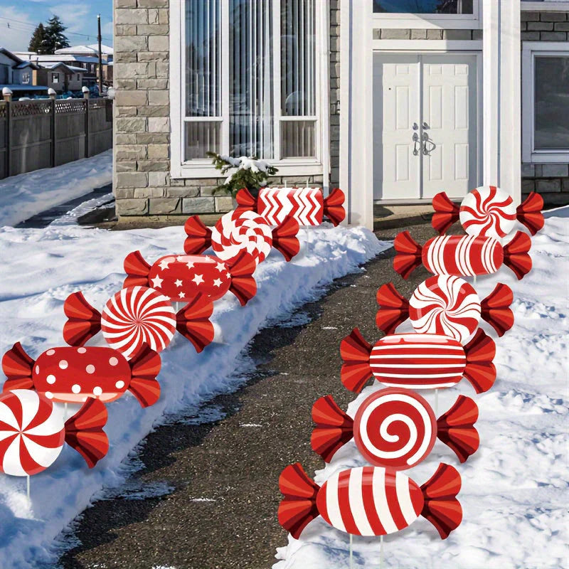 BowLift | CandyLume - Christmas Candy Cane Path Decor – Halri