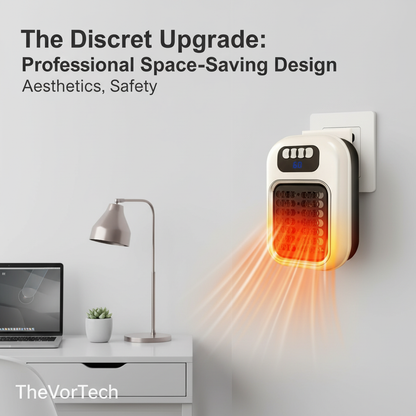 Compact Quiet Ceramic Space Heater