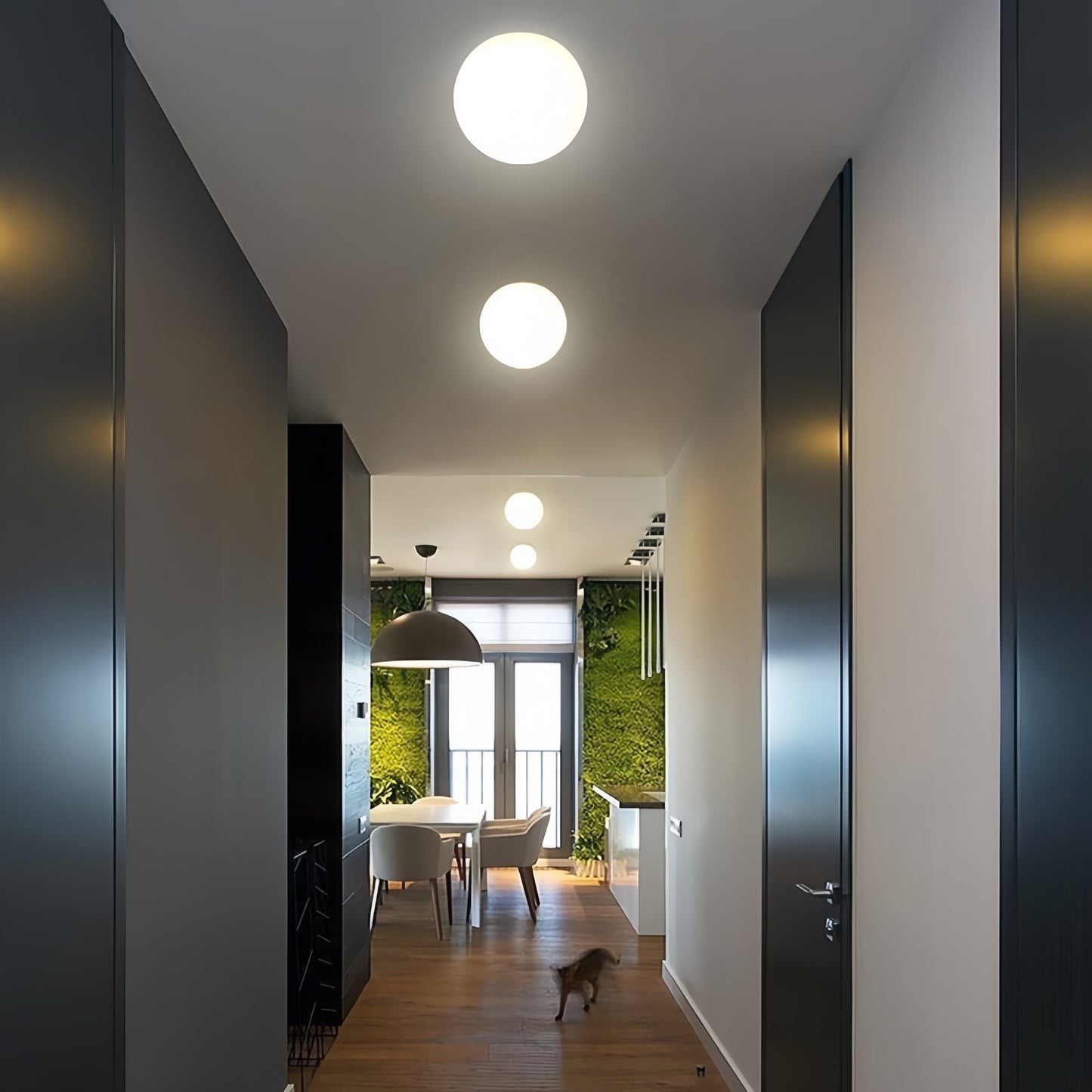 Modern Round Ceiling Lamp Warm Home Lighting