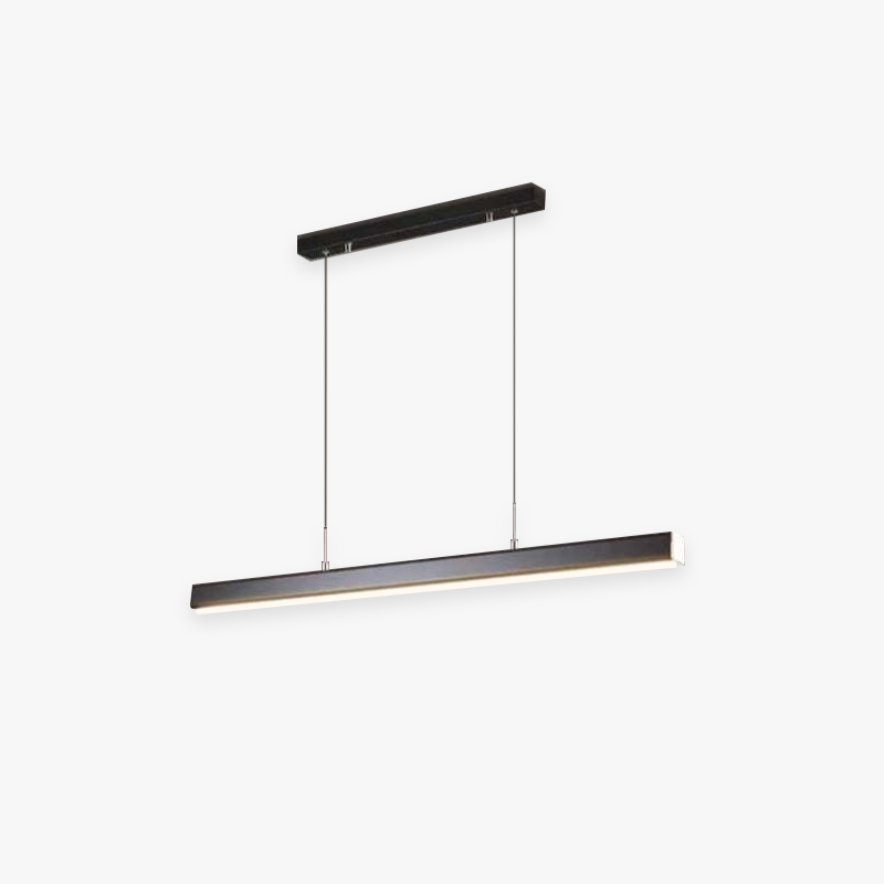 Simple Linear Pendant Light Modern Adjustable Ceiling Lamp - Halri