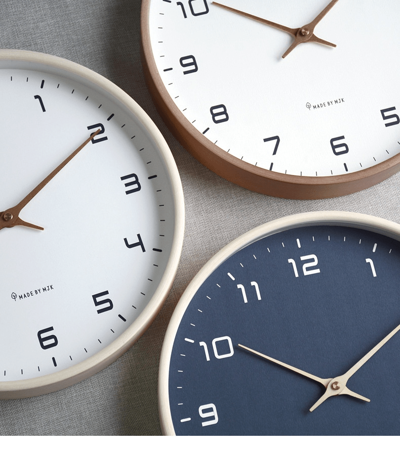 Rustic Wooden Wall Clock