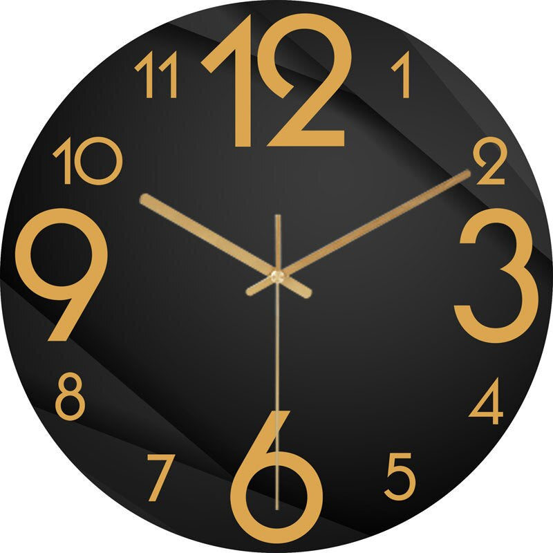 Modern Slim Wall Clock