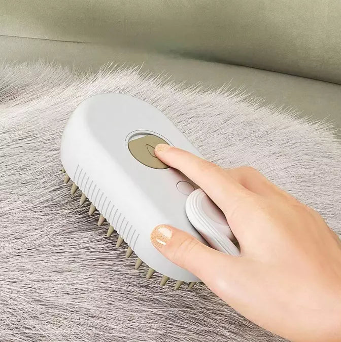 Pet Grooming Tool with Spray, Massage & CombAttachments