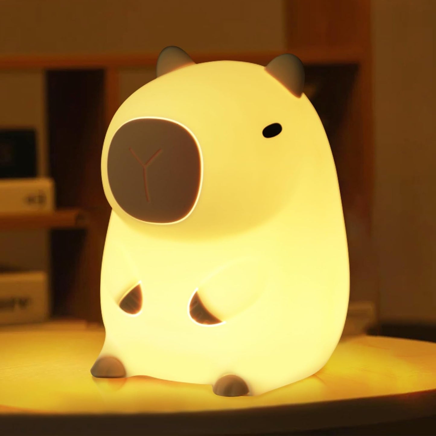 Cozy Capybara Night Lamp - Soft Warm Glow - Halri