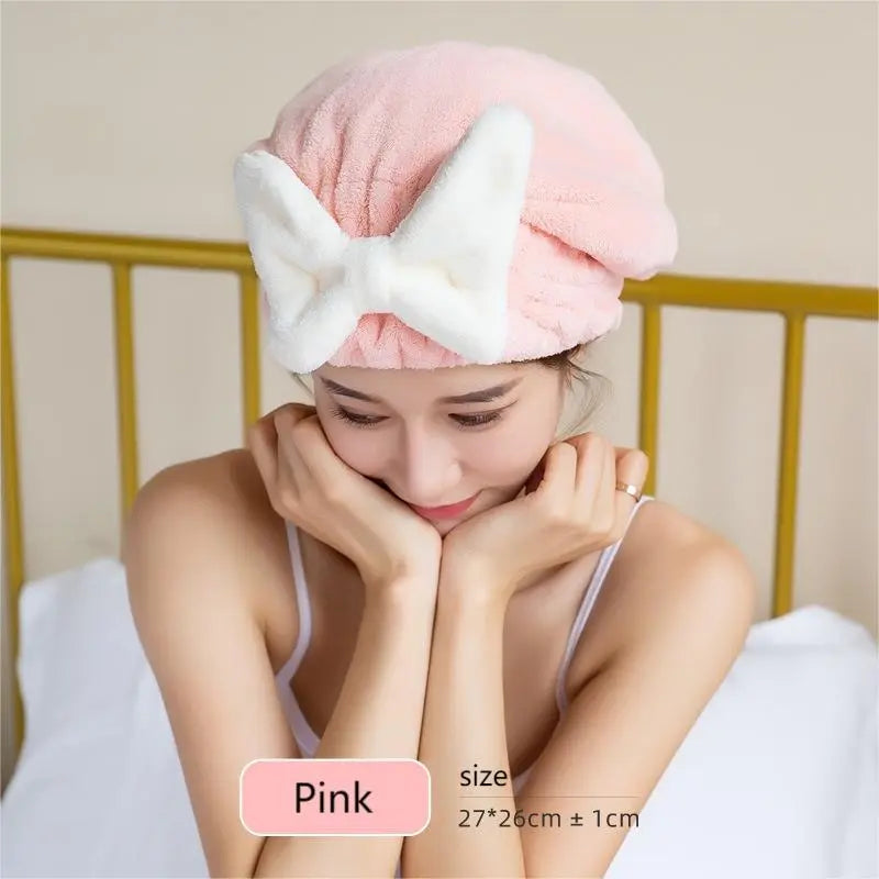 Quick Dry Microfiber Hair Wrap Cape