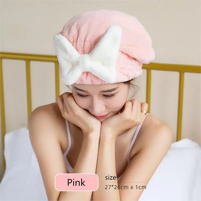 Quick Dry Microfiber Hair Wrap Cape