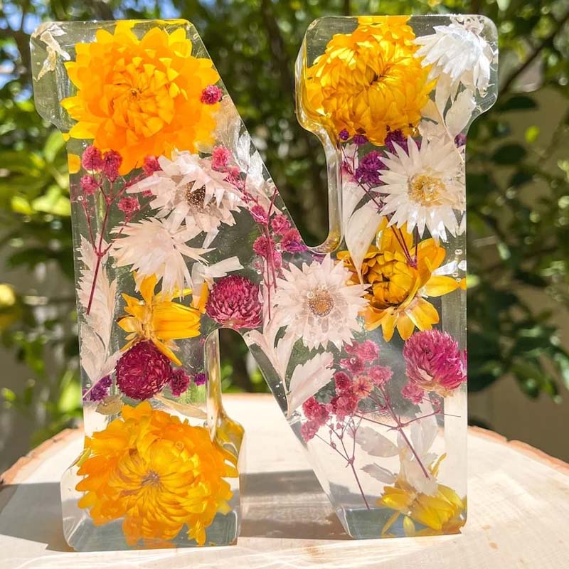 Customizable Floral LED Table Lamp