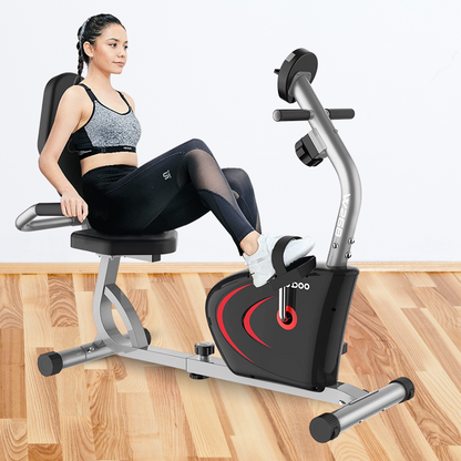 Comfortable Home Exercise Bicycle - Electronic Folding Fitness Bike - Halri
