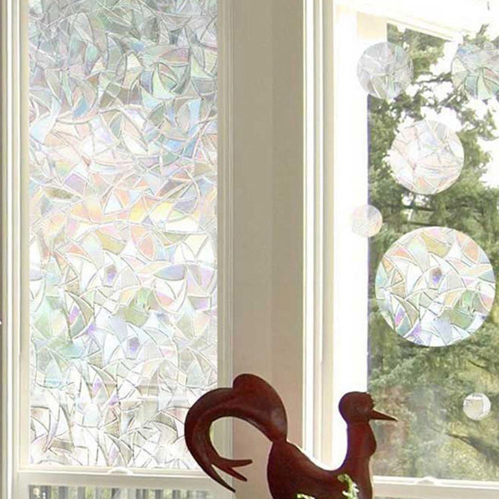 Colorful Glass Window Privacy Sticker Film