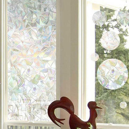 Colorful Glass Window Privacy Sticker Film