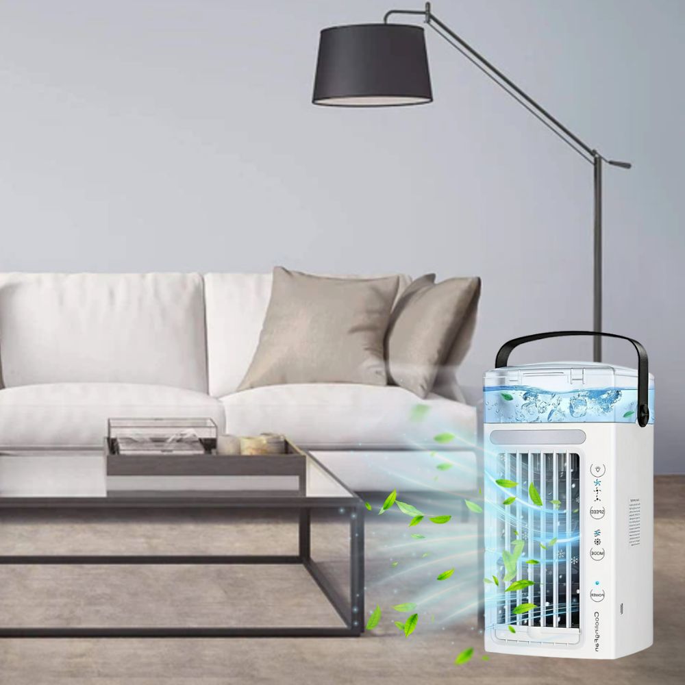 Compact Rechargeable Air Cooler Personal Fan