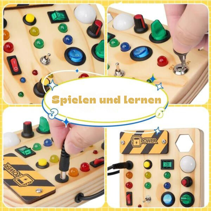 Interactive LED Learning Activity Board Toy