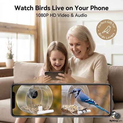 Outdoor Bird Feeder Camera 1080P WiFi