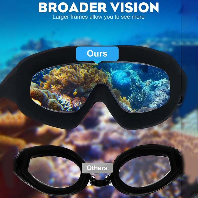 Clear Vision Swim Goggles for Adults