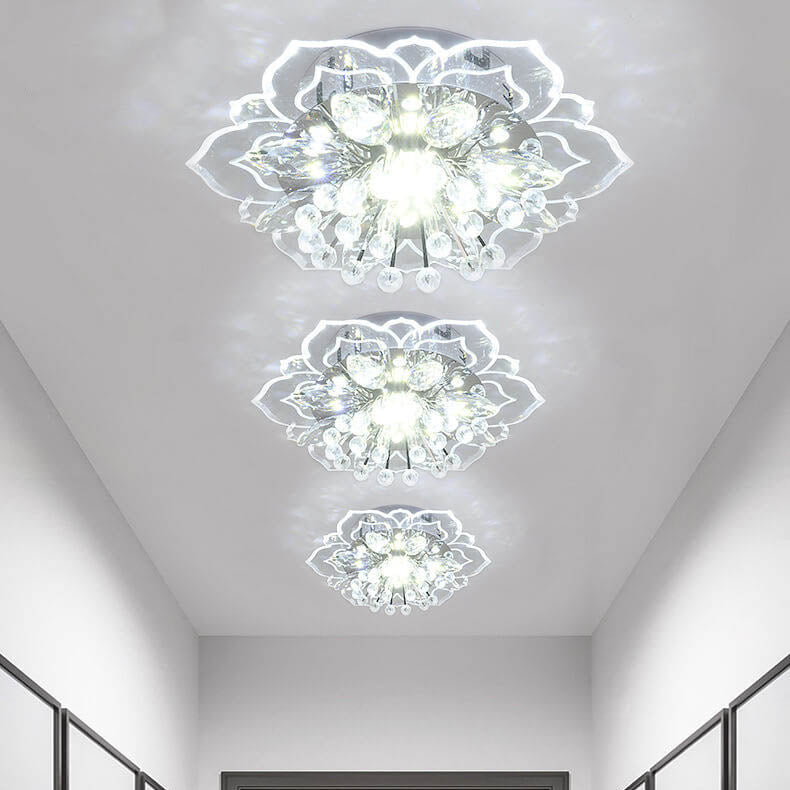 Colorful LED Floral Ceiling Lamp