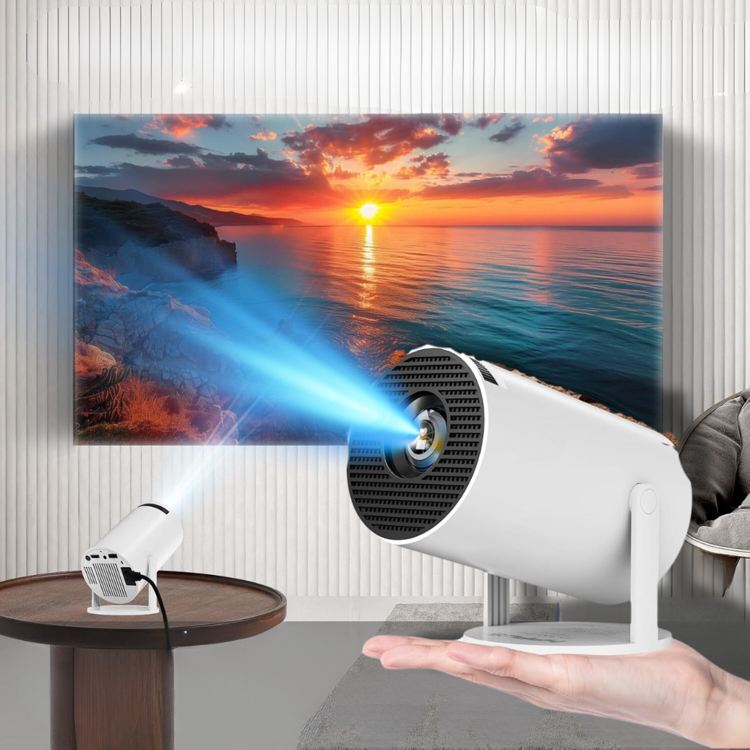 Compact 4K HD Portable Home Theater Projector - Halri
