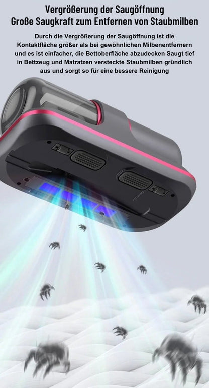 Portable Handheld Bed Vacuum with HEPA Filtration