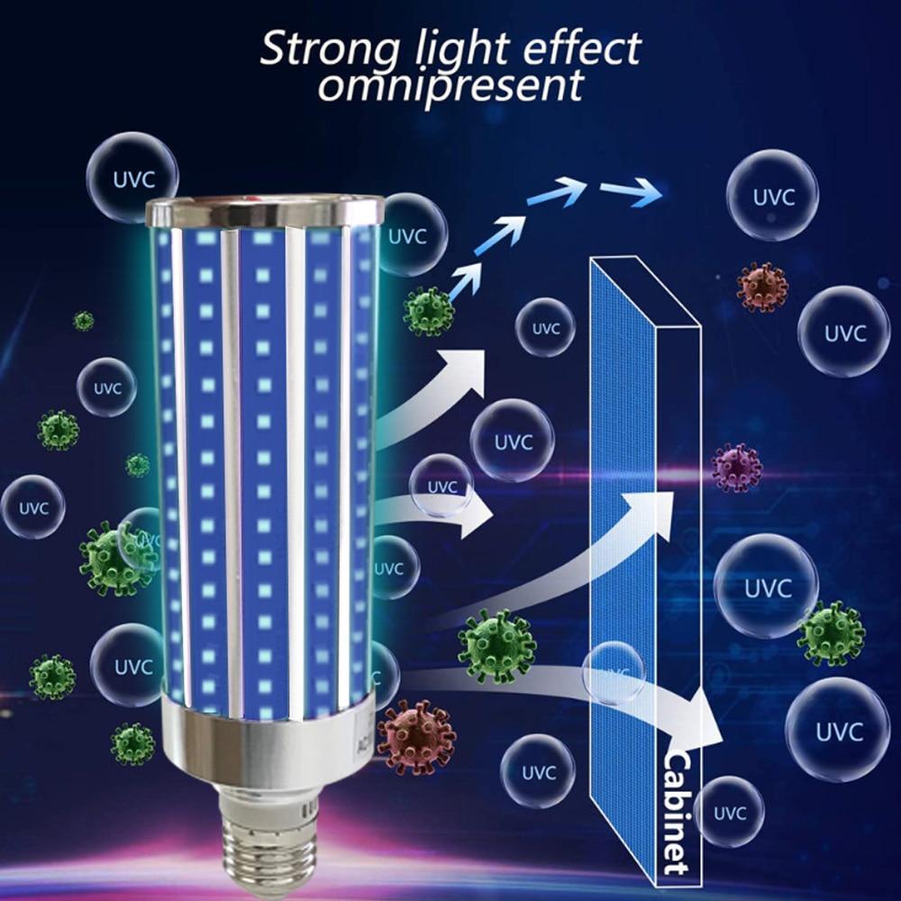 Germ Killing UV LED Light Bulb with Remote Control