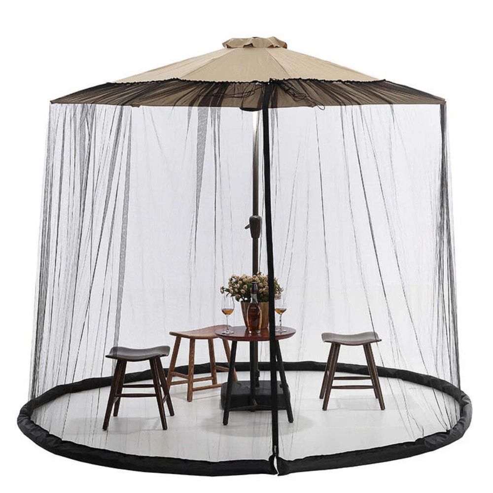 Breathable Patio Umbrella Bug Screen Cover - Halri