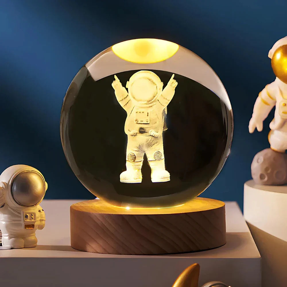 Beautiful 3D Crystal Orb Decoration